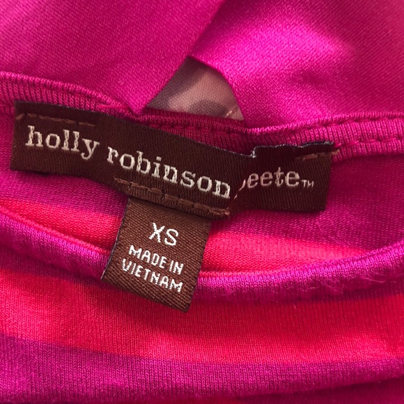 Bright Pink and Orange / Red Stripped Sundress - Picture 3 of 4